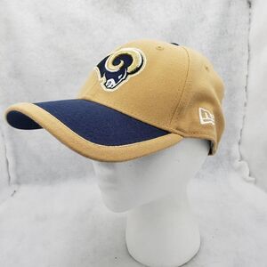 St Louis  Rams NFL Football Fitted Hat Cap small / Medium  NEW ERA 39 Thirty